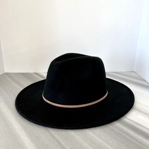 Black felt hat